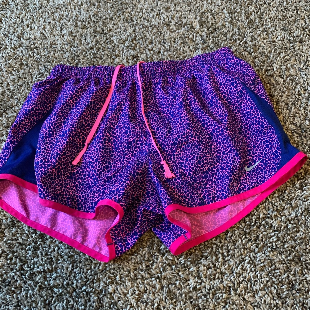 Nike athletic shorts with pattern